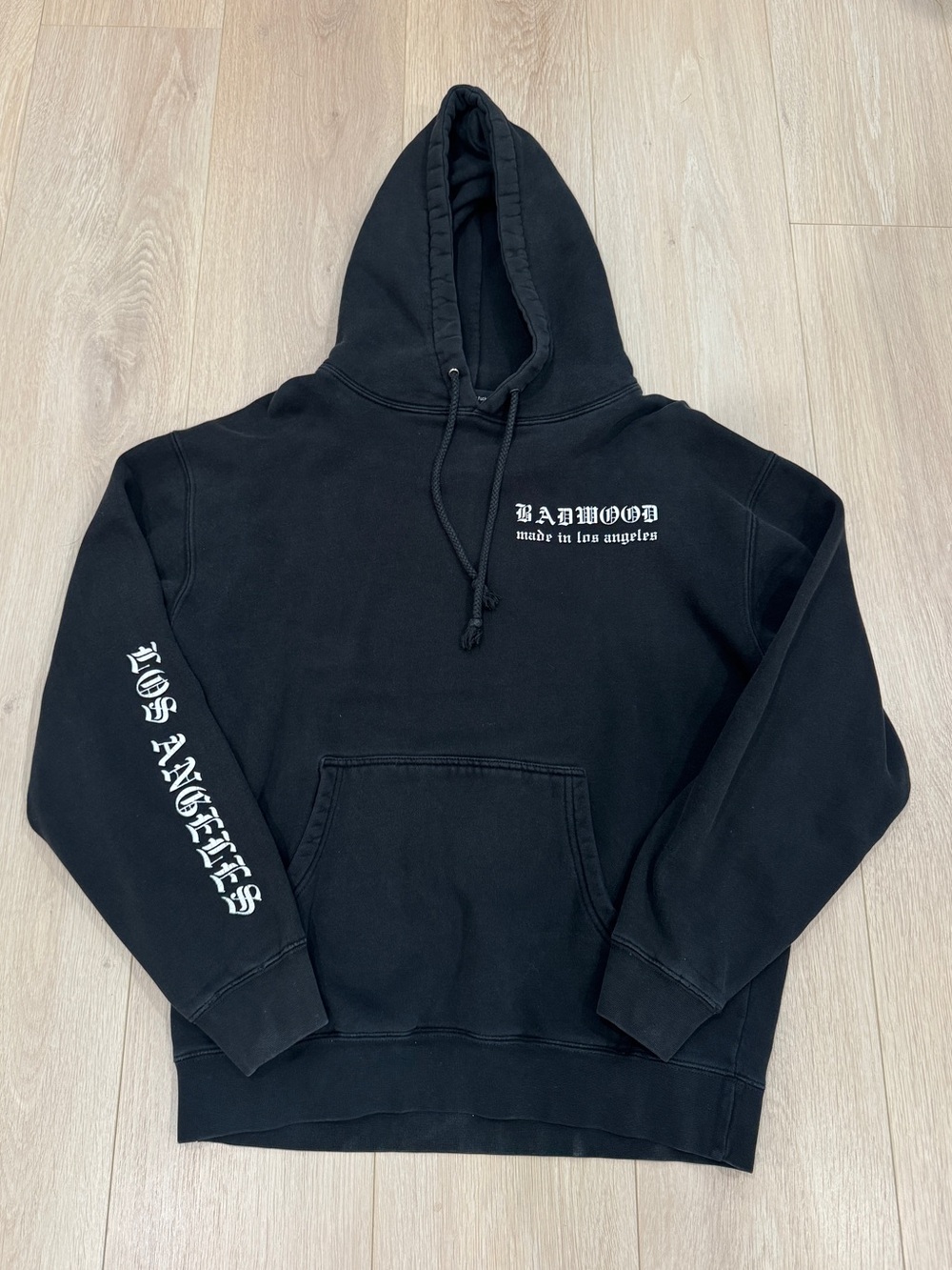 Badwood Los Angeles Black Hoodie - Pullover
